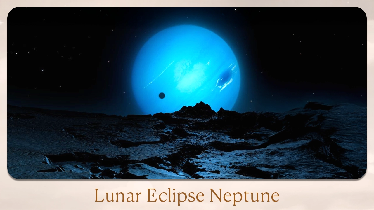 Lunar Eclipse Neptune